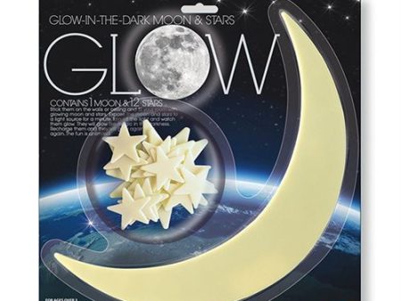 Lua e Mini Estrelas Brilhantes Glow-In-The-Dark - 4M | Sig Toys Online Hot Sale