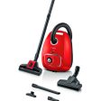 Aspirador com Saco Bosch BGB41PET1 Serie 4 ProAnimal| 4.0 L | 700 W | Vermelho on Sale