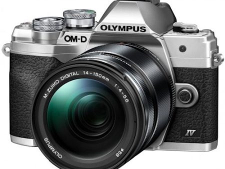 Máquina Fotográfica Mirrorless Olympus OM-D E‑M10 Mark IV + 14‑150mm f 4.0‑5.6 II - Silver Online Sale