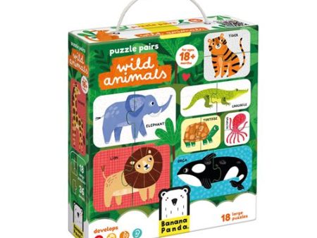 Puzzle Pairs: Wild Animals - Banana Panda | The Happy Gang For Sale