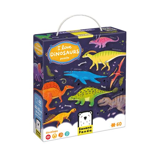 Puzzle I Love Dinosaurs - Banana Panda | The Happy Gang Cheap