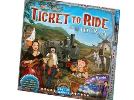 Jogo Ticket To Ride - Iberia e Coreia - Versão em Inglês - Mebo Games Supply