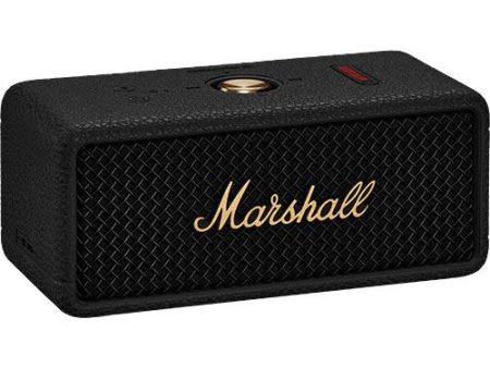 Coluna Portátil Bluetooth Marshall Emberton III - Preto | Bronze Fashion