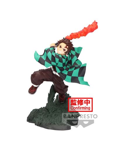 Figura Kimetsu Combination Battle: Tanjiro Kamado 9cm - Banpresto Fashion