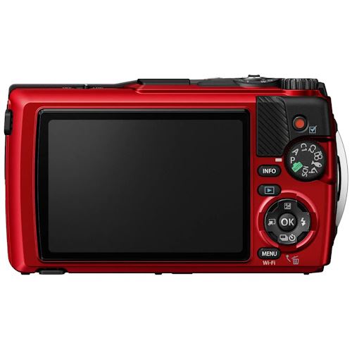 Máquina Fotográfica Compacta OM System TG-7 Estanque - Vermelho Supply