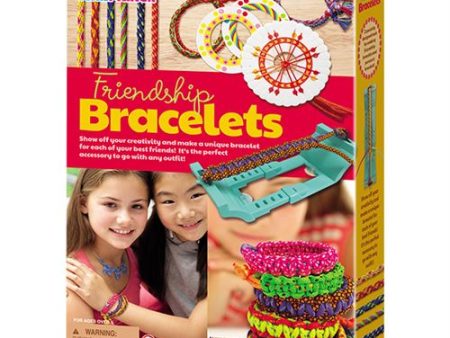 Kit Criação de Pulseiras da Amizade KidzMaker - Friendship Bracelets - 4M | Sig Toys Discount