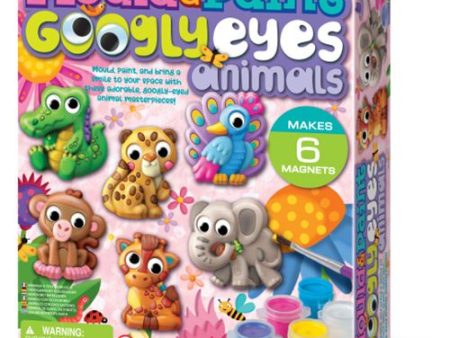 Molda e Pinta: Animais - Googly Eyes Animals - 4M | Sig Toys Online