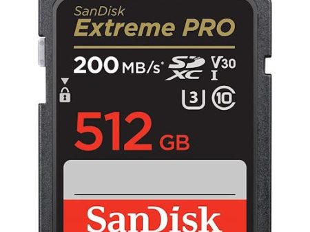 Cartão de Memória SDXC Sandisk Extreme Pro - 512GB Online Sale