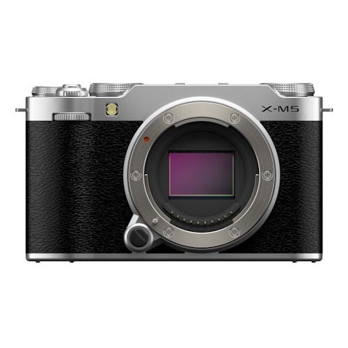 Máquina Fotográfica Mirrorless Fujifilm X-M5 + 15-45mm f 3.5-5.6 OIS PZ - Silver For Sale