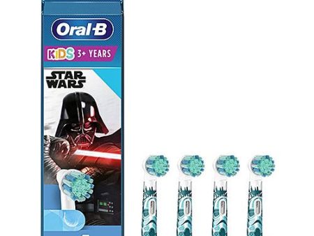 Recargas para Escovas de Dentes Elétrica Crinaça Oral-B Star Wars - 4 Uni. Supply