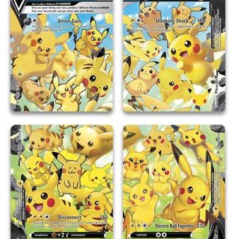 Pikachu V-Union SWSH139-142 PTCGL Promo Code on Sale