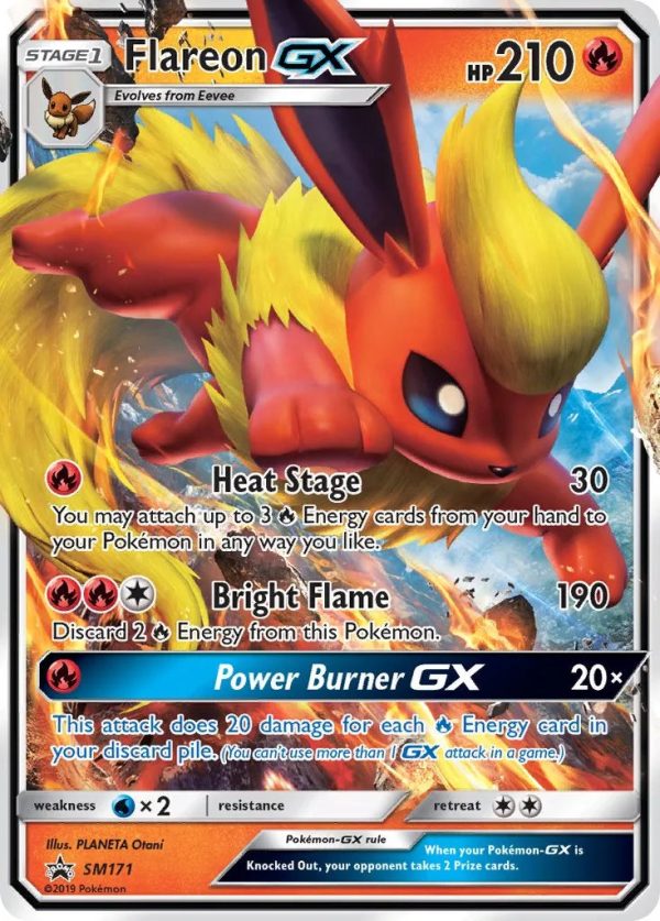 PTCGL Code: Flareon GX SM171 + Eevee GX SM174 - Promo For Sale