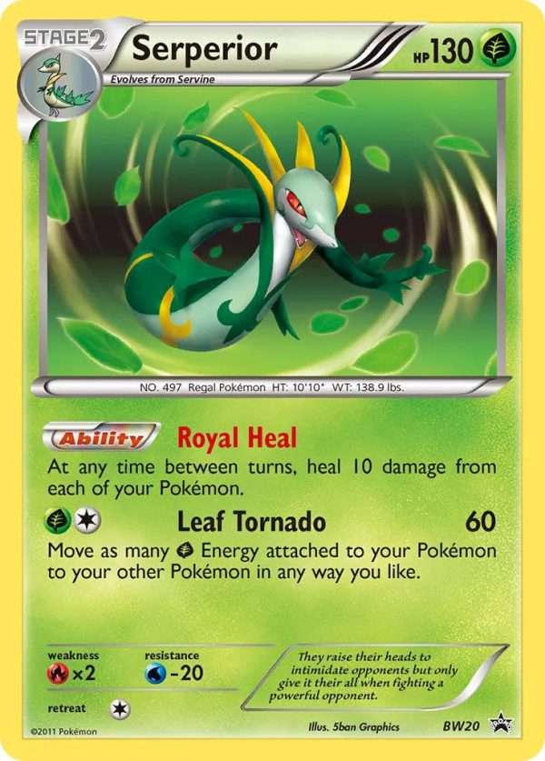 Serperior BW20 PTCGL Promo Code For Discount