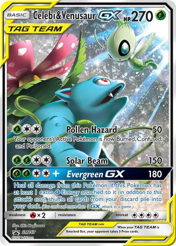 PTCGL Code: Celebi & Venusaur-GX SM167 Promo Sale