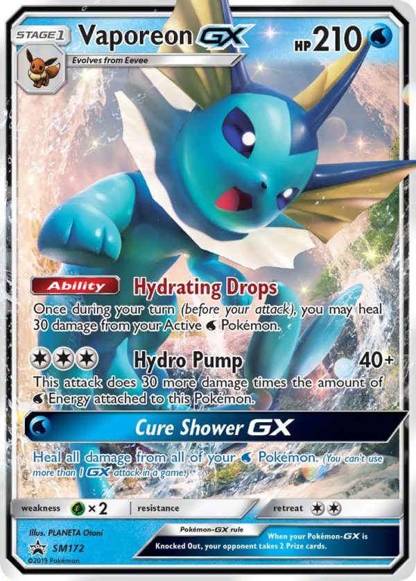 Vaporeon GX SM172 Promo Code Fashion