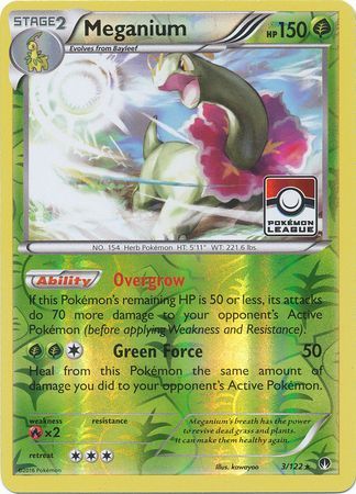 PTCGL Code: 2016 Worlds Collide Season League Promo - Meganium Fashion