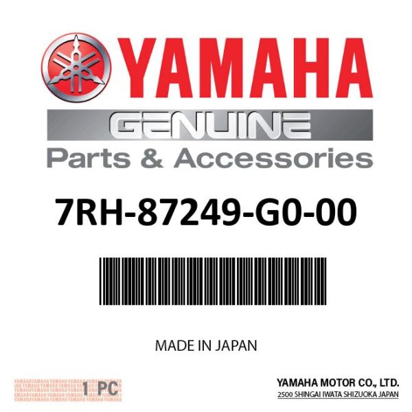 Yamaha 7RH-87249-G0-00 - Plate Supply