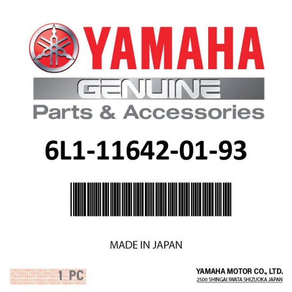 Yamaha 6L1-11642-01-93 - Piston std Online Hot Sale